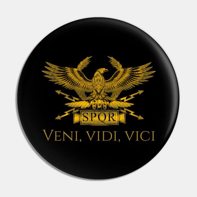 Veni Vidi Vici Julius Caesar Quote Ancient Roman History Pin by Styr Designs