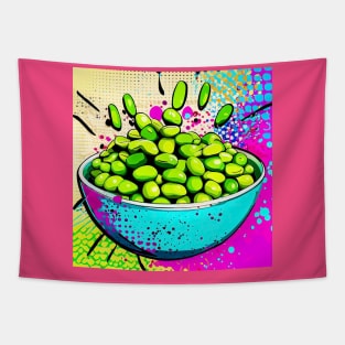 Edamame Pop Art Tapestry