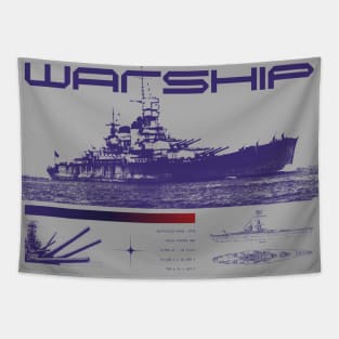 Warship (Positive) Tapestry