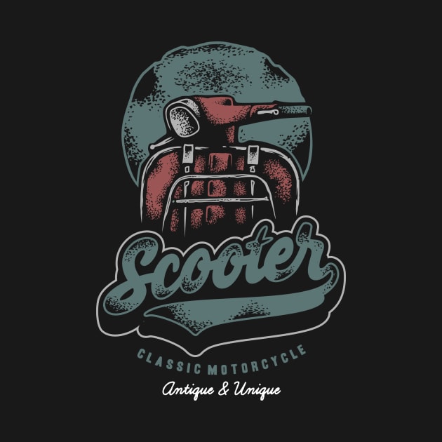 Scooter Motorcycle gift driving by LutzDEsign