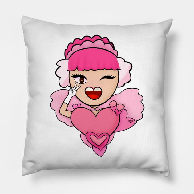 Krystal Ball - Kawaii Couture Pillow by krystalballdiva