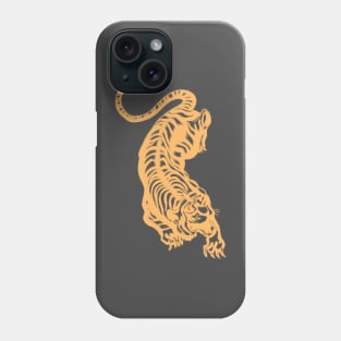 Roaring Strength: Japanese Tiger Phone Case