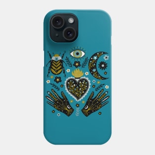 Magical Floral Talismans Art Phone Case