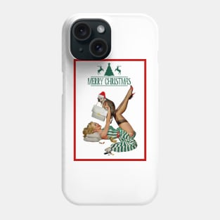 Christmas Puppy Pin-Up Phone Case