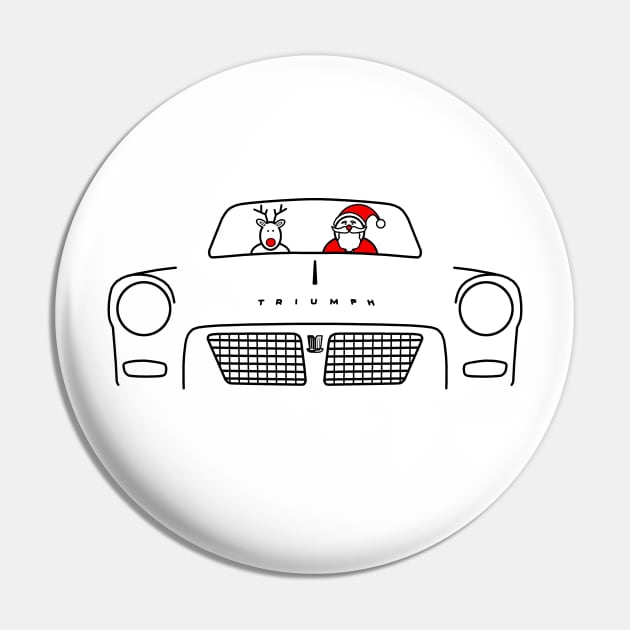 Triumph Herald classic British car Christmas special edition (no text) Pin by soitwouldseem