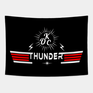 Oklahoma City Thunder Basketball Team Tapestry