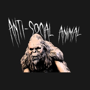 Anti-social animal mask design T-Shirt