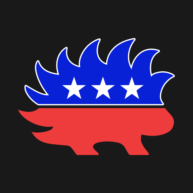 Libertarian Porcupine by dumbshirts