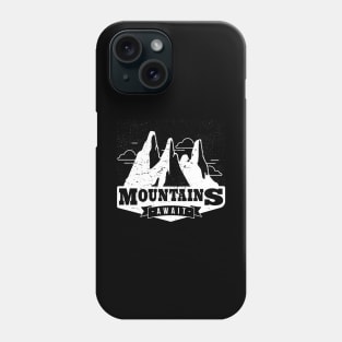 Vintage Mountains And Camping print - New Hampshire Phone Case