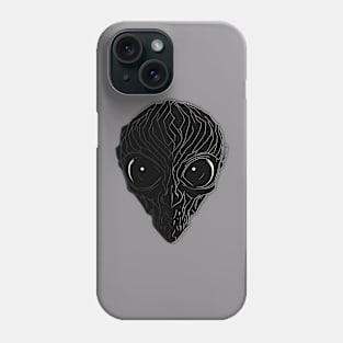 Alien Head Phone Case