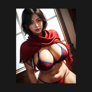 Mikasa Ackerman NSFW 41 T-Shirt