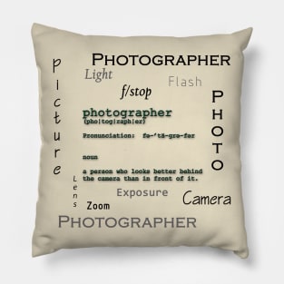 Photographer definition Pillow