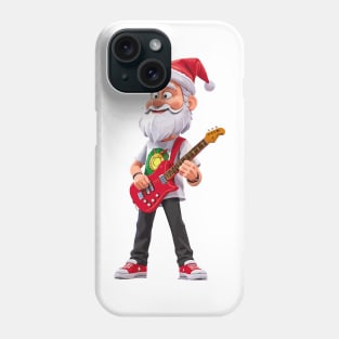 Santa Claus Guitar 3D Phone Case