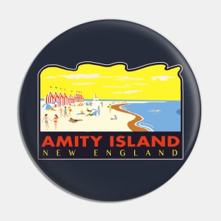 Vintage Amity Island Pin