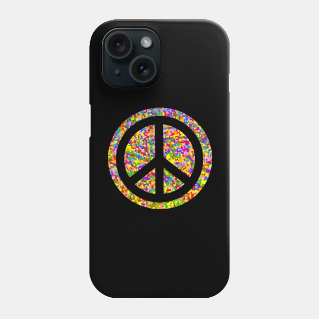 Peace Sign Rainbow Phone Case by SartorisArt1