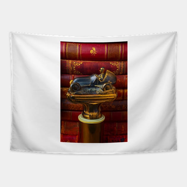 Auto Racing Trophy Tapestry by photogarry