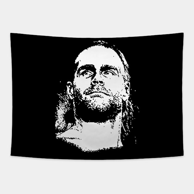 Shawn Michaels Portrait Tapestry by phatvo