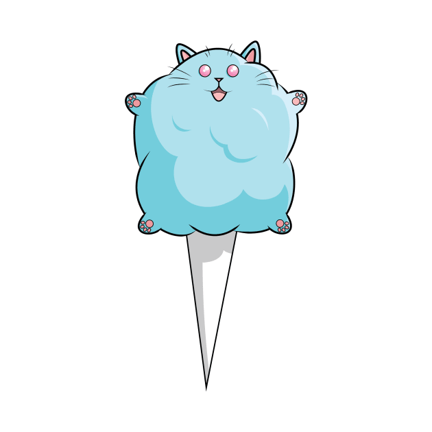 Cotton Candy Cat by smoorestudios