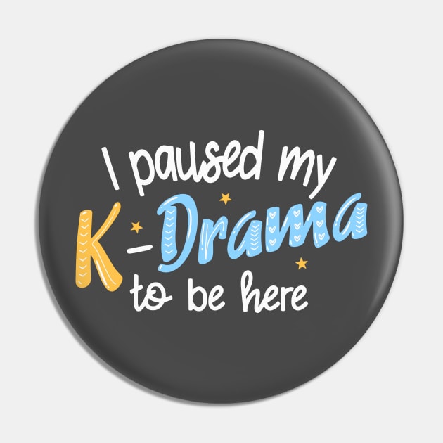 K-Drama Gift for Korean Drama Lovers Pin by Design Seventytwo