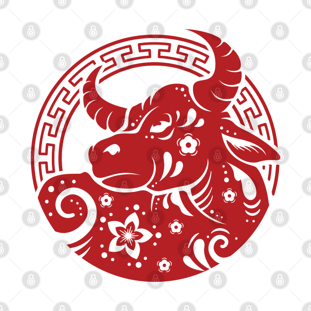 Happy Chinese New Year Ox 2021 by Mandra