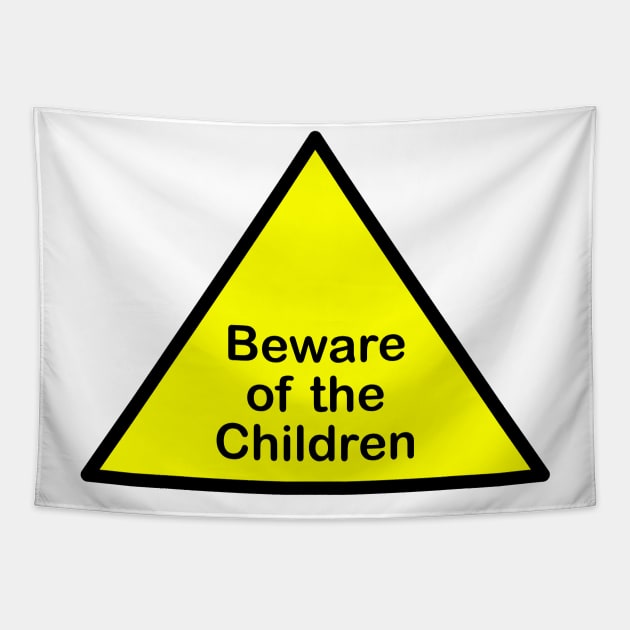 Beware of the children Tapestry by mariauusivirtadesign