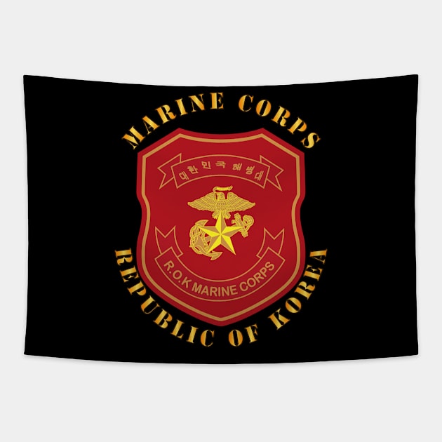 Republic of Korea - Marine Corps Patch Tapestry by twix123844