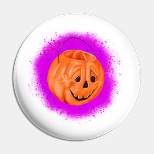 Goofy Pumpkin Pail Pin