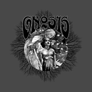 GNOSIS - art nouveau psychedelic esoteric occult spiritual design T-Shirt