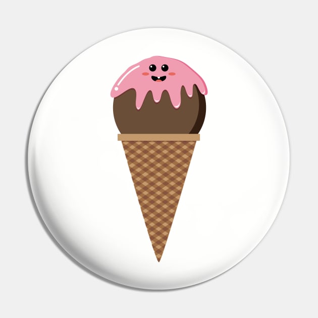 Cute Ice Cream Pin by lisanisafazrin