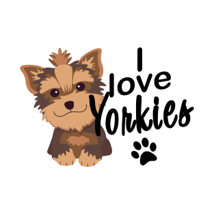 I love Yorkies T-Shirt