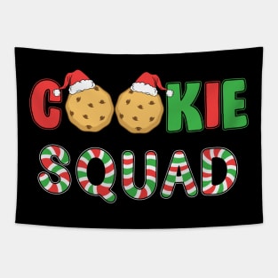 Cookie Squad funny christmas family merch Tapestry