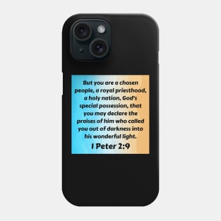 Bible Verse 1 Peter 2:9 Phone Case