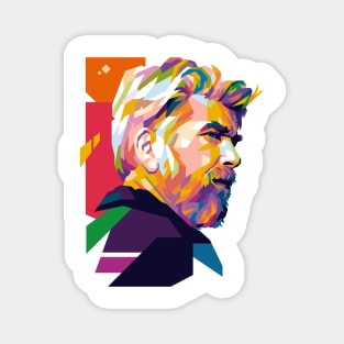 Karl Ove Knausgard Popart Magnet