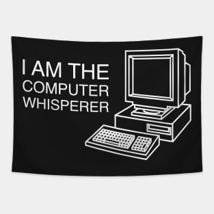 Computer Whisperer - Funny Tech Support Computer Nerd Tapestry