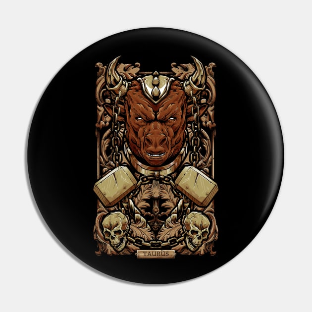 Taurus Pin by Chack Loon