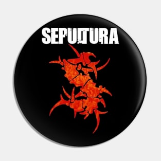 heavy metal Sepultura band Pin