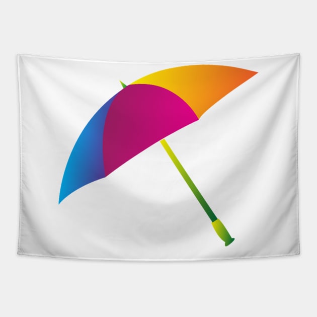 Pride Umbrella Tapestry by Horisondesignz