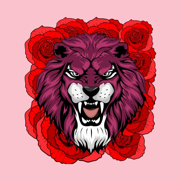 Lion Of Rose by CloudyStars