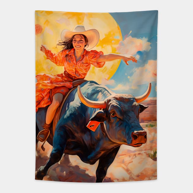 Rodeo Tapestry by artmysterious