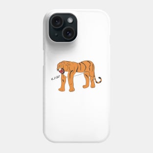 Angry tiger Phone Case