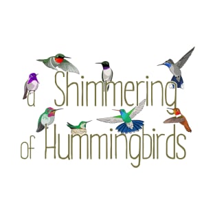 Collective Nouns - Hummingbirds T-Shirt