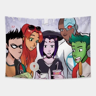 Teen Titans in The City Tapestry