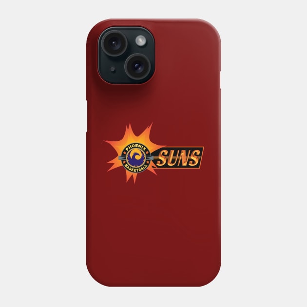 Phoenix Suns Basketball Team Phone Case by antarte