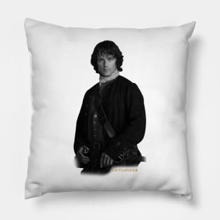 Outlander Jamie Staring Pillow