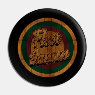 Circle Retro Floor Jansen Pin