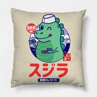 Godzilla Sushi Pillow