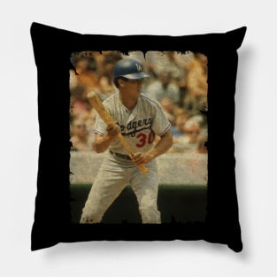 Maury Wills in Los Angeles Dodgers Pillow