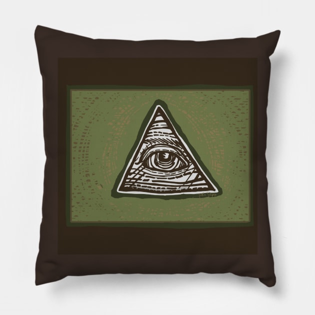 Eye of Providence Pillow by JSnipe