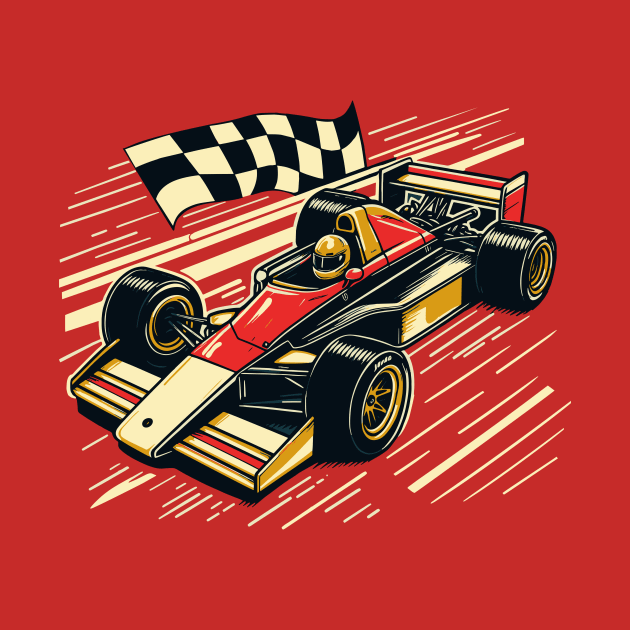 formula 1 racing car by Mpd Art