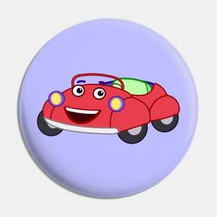 Bongo Beep Beep Cartoon Car Design Big smile Pin